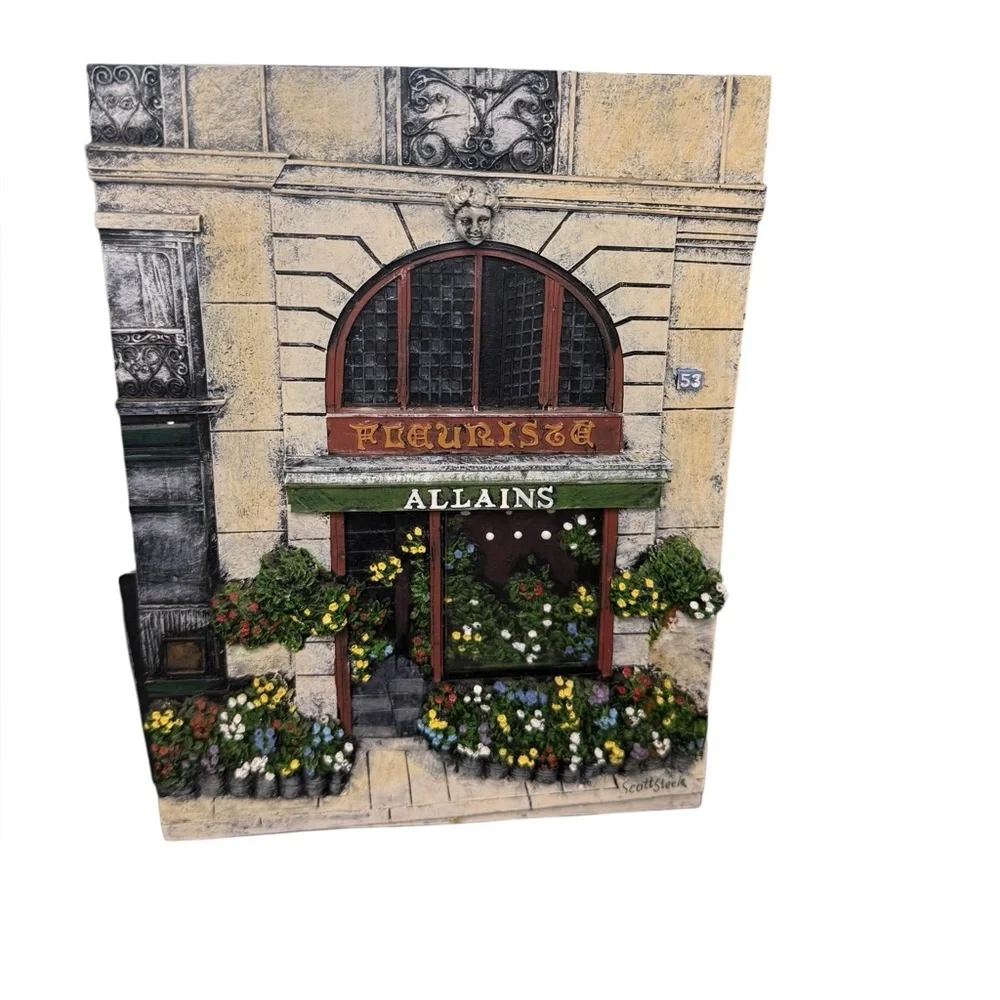 Scott Steele Facade Wall Plaques Paris Storefront Café Bistro Brasserie